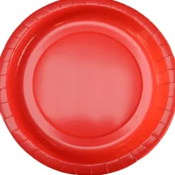 10 assiettes en carton - Diamètre 22 cm - Couleur au choix