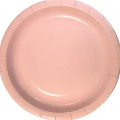 10 assiettes en carton - Diamètre 22 cm - Couleur au choix