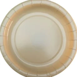 10 assiettes en carton - Diamètre 22 cm - Couleur au choix