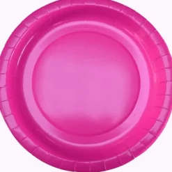 10 assiettes en carton - Diamètre 22 cm - Couleur au choix