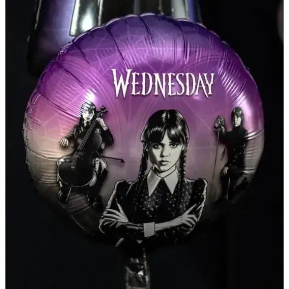 Ballon en aluminium arrondi - Diamètre 43 cm - Mercredi / Wednesday ©
