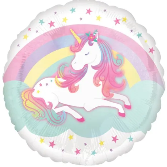 Ballon en aluminium arrondi FSC® - Diamètre 45 cm - Licorne Enchantée