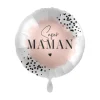 Ballon en aluminium arrondi - Super Maman - Diamètre 43 cm