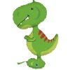 Ballon en aluminium Dinosaure Tyrannosaure - 97 cm