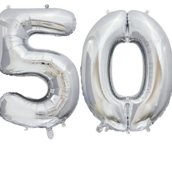 Ballon en aluminium en forme d'étoile - 48 cm - Couleur au choix