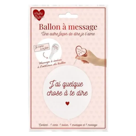 Ballon à message - Saint-Valentin - Collection Chéri Chérie