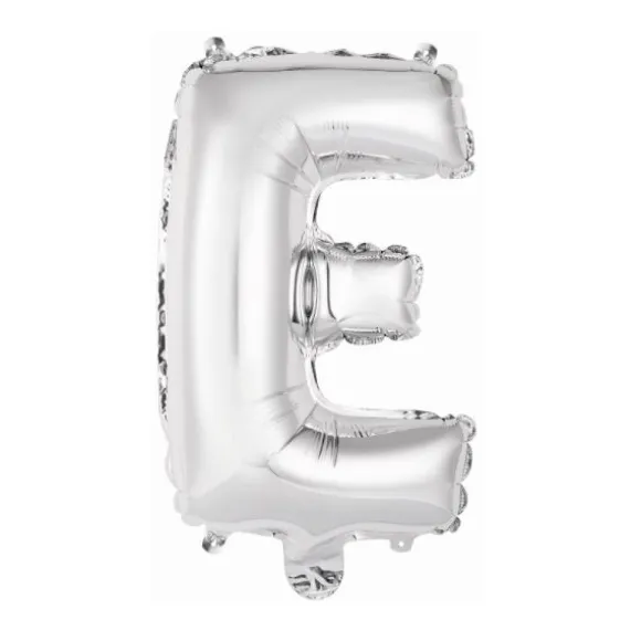 Ballon Métallique à Air - Argent - 40 à 45 cm - Lettre au Choix