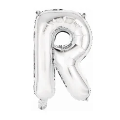Ballon Métallique à Air - Argent - 40 à 45 cm - Lettre au Choix