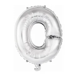 Ballon Métallique à Air - Argent - 40 à 45 cm - Lettre au Choix