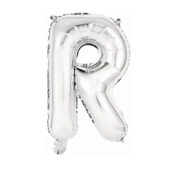 Ballon Métallique à Air - Argent - 40 à 45 cm - Chiffre au Choix