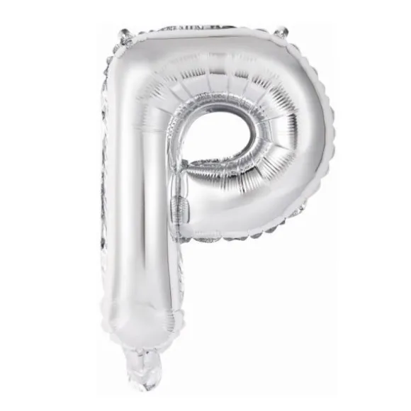 Ballon Métallique à Air - Argent - 40 à 45 cm - Chiffre au Choix