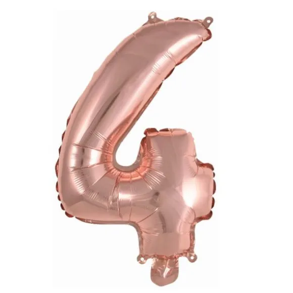 Ballon Métallique à Air - Argent - 40 à 45 cm - Chiffre au Choix