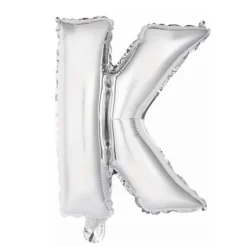 Ballon Métallique à Air - Argent - 40 à 45 cm - Chiffre au Choix