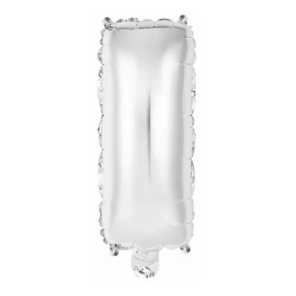 Ballon Métallique à Air - Argent - 40 à 45 cm - Chiffre au Choix