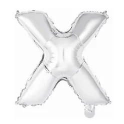 Ballon Métallique à Air - Argent - 40 à 45 cm - Chiffre au Choix