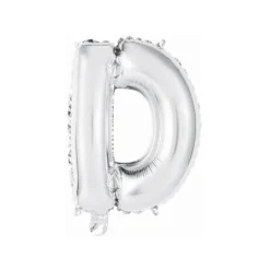 Ballon Métallique à Air - Argent - 40 à 45 cm - Chiffre au Choix
