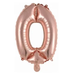 Ballon Métallique à Air - Argent - 40 à 45 cm - Chiffre au Choix