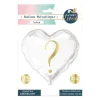 Ballon Métallique en forme de cœur - Fille ou Garçon ? - Collection Gender Reveal