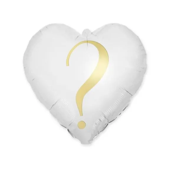 Ballon Métallique en forme de cœur - Fille ou Garçon ? - Collection Gender Reveal