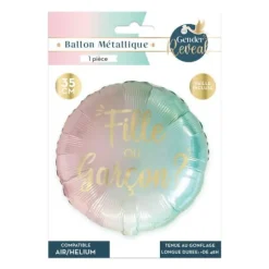 Ballon Métallique - Fille ou Garçon ? - Collection Gender Reveal