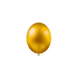25 Ballons de baudruche métallisés - Doré