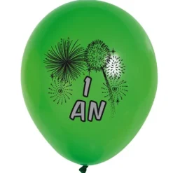 10 Ballons de Baudruche multicolore 7 ans