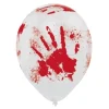 6 Ballons de Baudruches "Halloween Sanglant"