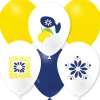 6 ballons en latex - Diamètre 30 cm - Voyage de Fraîcheur