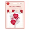 6 ballons en latex en forme de cœur - Saint-Valentin - Collection Chéri Chérie