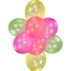 10 Ballons Néon Multicolores