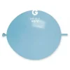 12 Ballons Ronds avec Lien - 33 cm - Couleur Bleu Bébé