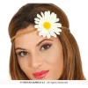 Bandeau tressé d'hippie avec fleur