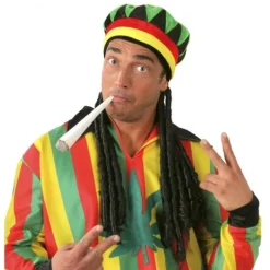 Bonnet avec Dreadlocks Jamaïcain