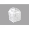 10 boîtes blanches en carton - Branches dorées