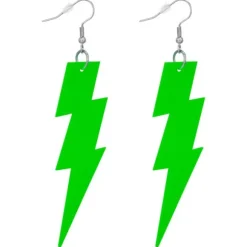 Boucles d'oreilles Flash fluo - Couleur au choix