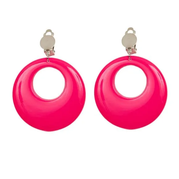 Boucles d'oreilles Flash fluo - Couleur au choix