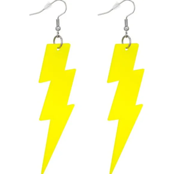 Boucles d'oreilles Flash fluo - Couleur au choix