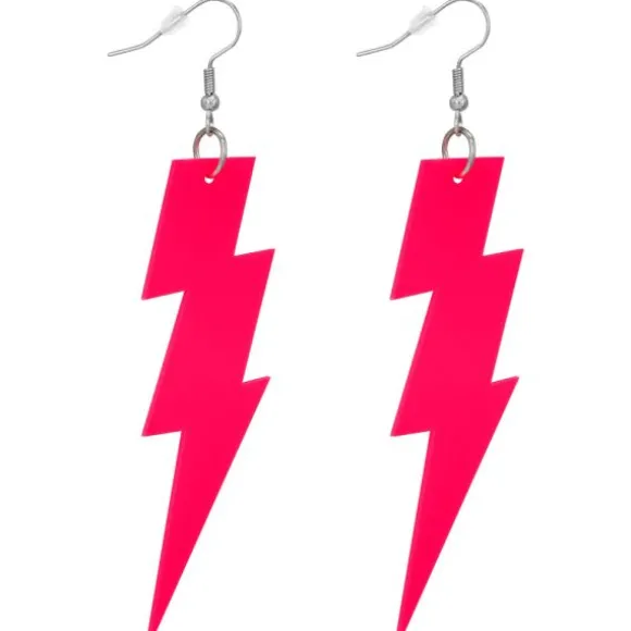 Boucles d'oreilles Flash fluo - Couleur au choix