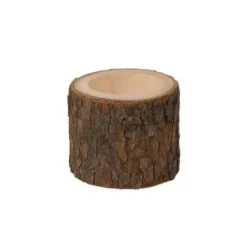 Bougeoir en Bois Naturel - 5 cm