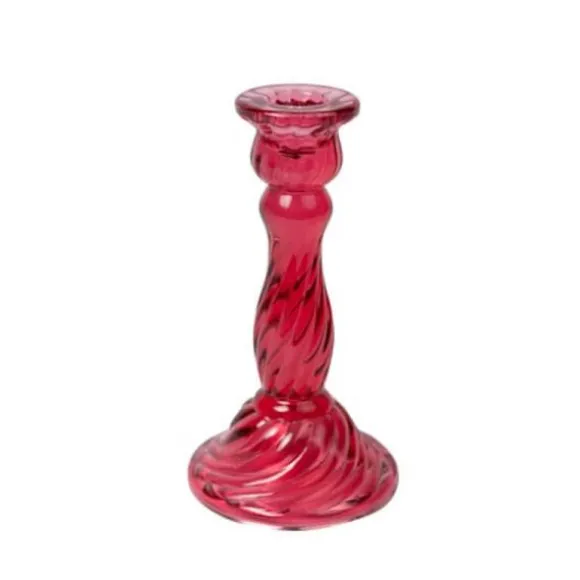 Bougeoir en métal doré - Le Romantique - 13,5 x 11 cm