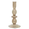 Bougeoir en verre - 18 cm - Couleur au choix