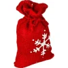 Bougie Hotte du Père Noël - 12cm
