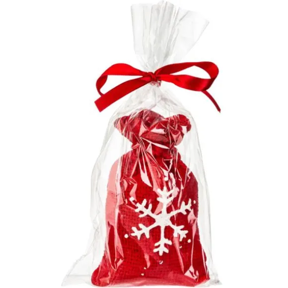 Bougie Hotte du Père Noël - 12cm