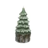 Bougie naturelle de Noël - Sapin - 10 cm