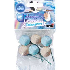 6 boules fumigènes pour Gender Reveal - Couleur au choix
