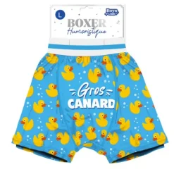Boxer humoristique "Gros canard" - Collection Boys Club - Taille au choix