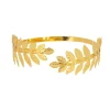 Bracelet de bras avec feuilles dorées de Romaine