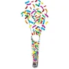 Canon à Confettis 30 cm - Rectangles - Multicolore