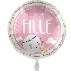 Canon à confettis pour Gender Reveal - Boy or Girl ? - 40 cm - Couleur au choix