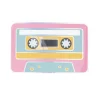 8 cartes en forme de cassette - 14,8 x 9,5 cm - Collection 90's Party